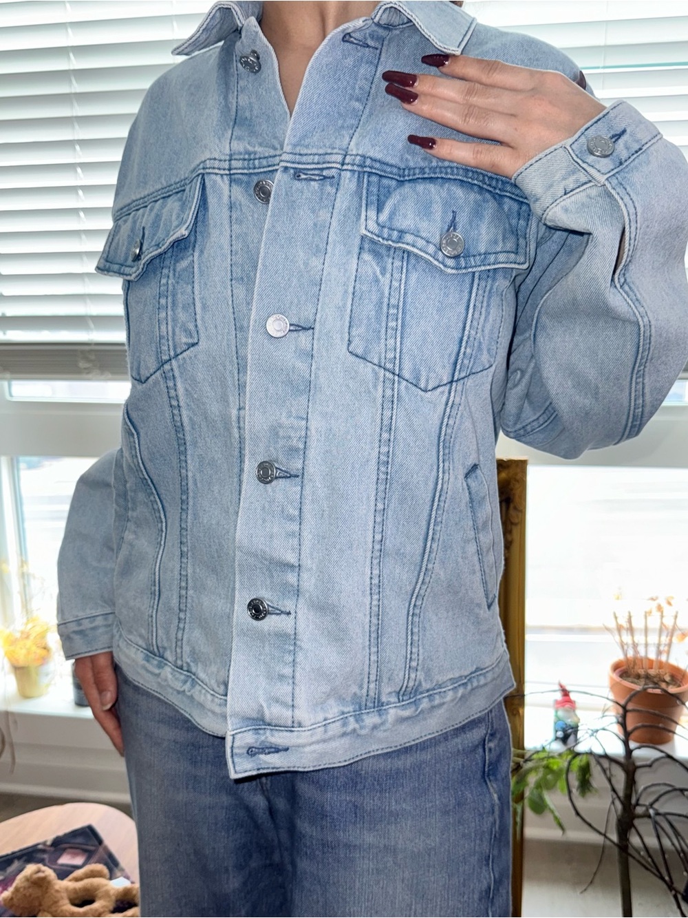 13DE MARZO teddy bear denim jacket - Picture 11 of 12
